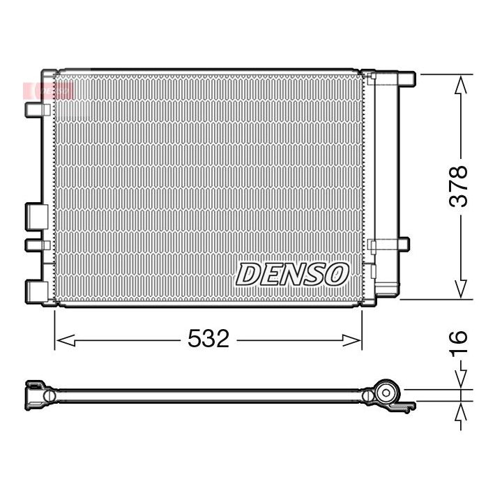 Kondensatorius, oro kondicionierius DENSO DCN41005
