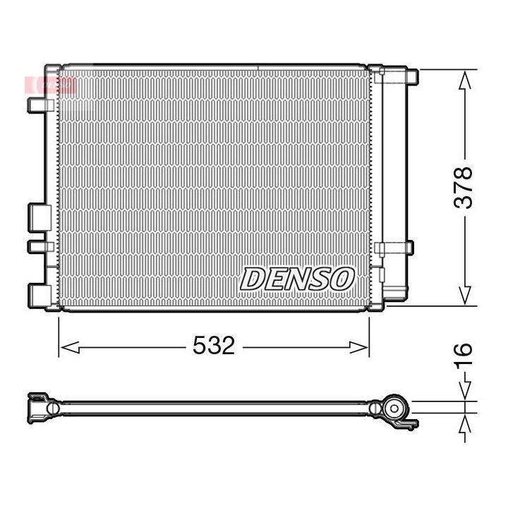 Kondensatorius, oro kondicionierius DENSO DCN41006