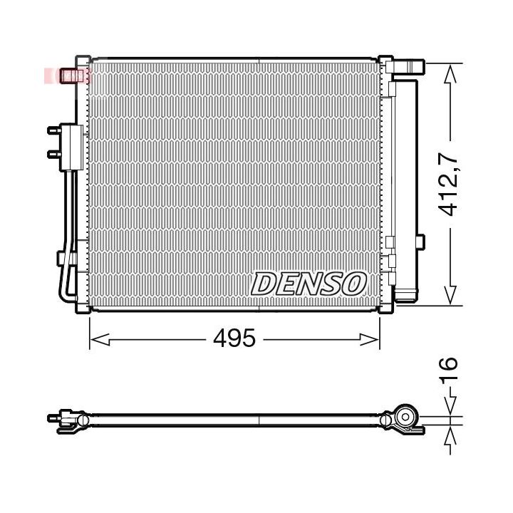Kondensatorius, oro kondicionierius DENSO DCN41012