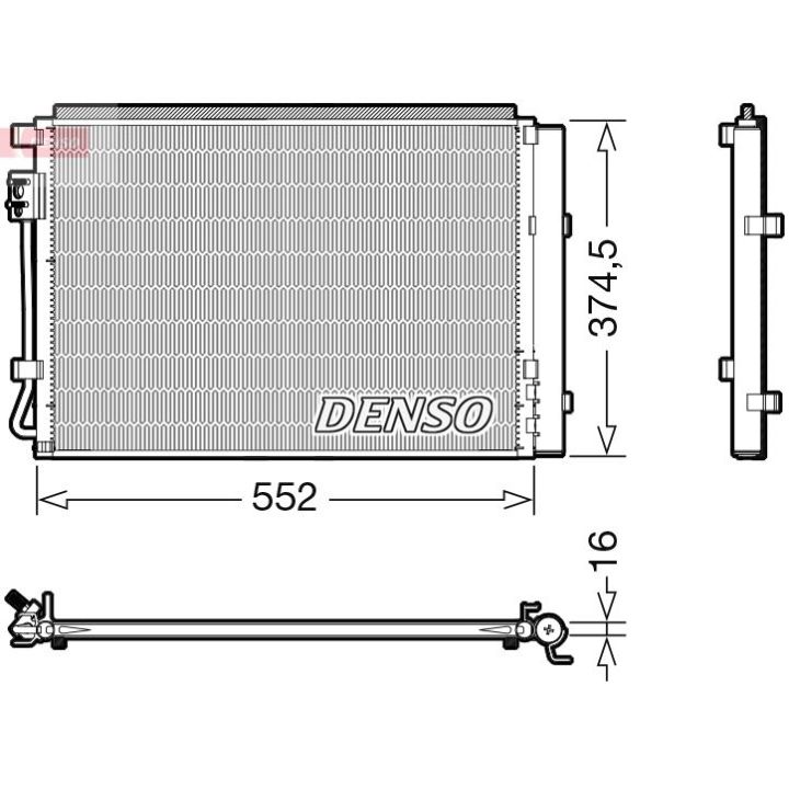 Kondensatorius, oro kondicionierius DENSO DCN41017