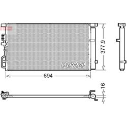 Kondensatorius, oro kondicionierius DENSO DCN41019