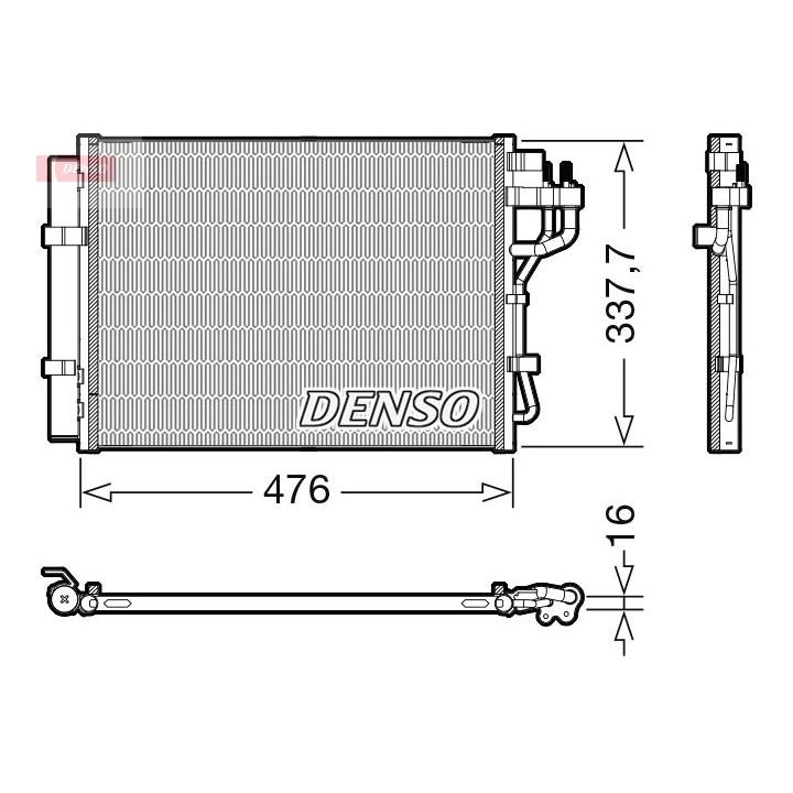 Kondensatorius, oro kondicionierius DENSO DCN41023
