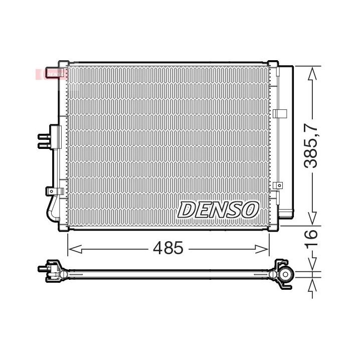 Kondensatorius, oro kondicionierius DENSO DCN43007