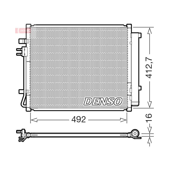 Kondensatorius, oro kondicionierius DENSO DCN43015