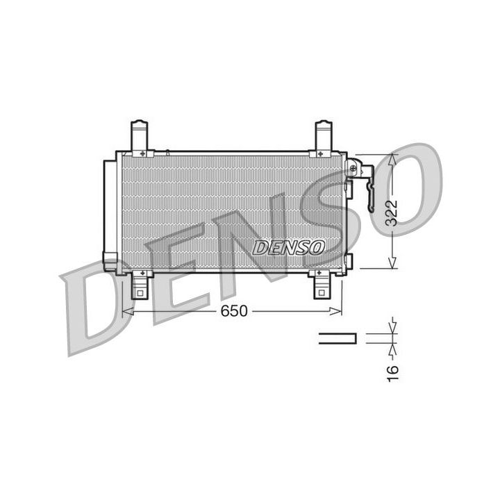Kondensatorius, oro kondicionierius DENSO DCN44006