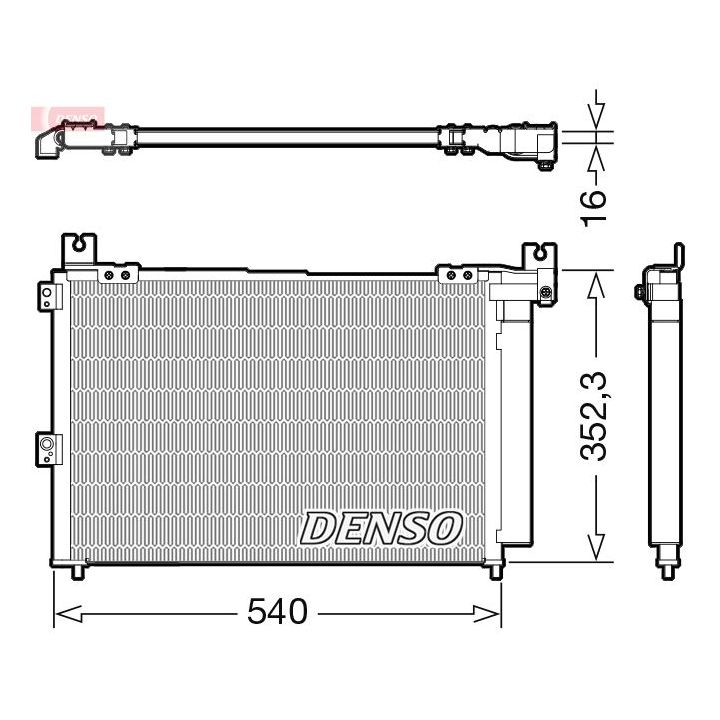 Kondensatorius, oro kondicionierius DENSO DCN44014