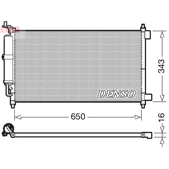Kondensatorius, oro kondicionierius DENSO DCN46007