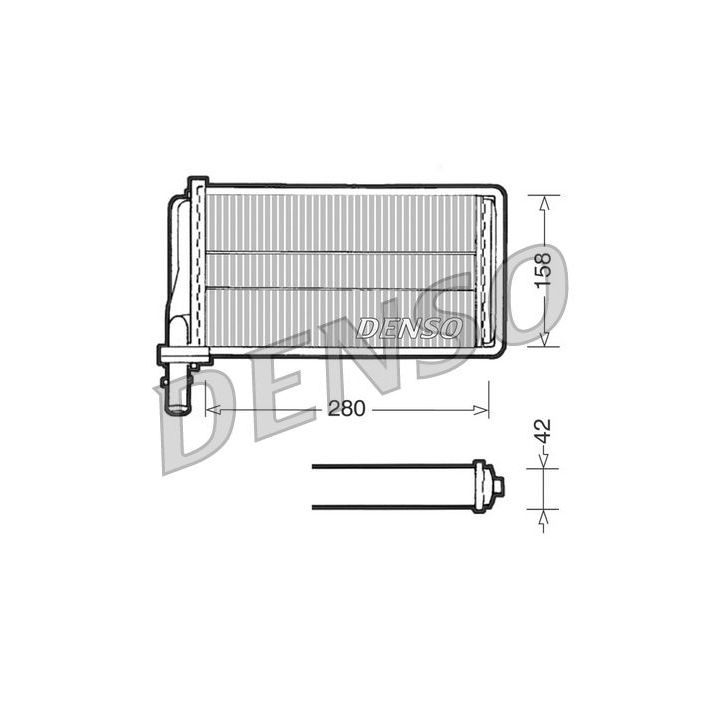 šilumokaitis, salono šildymas DENSO DRR01001
