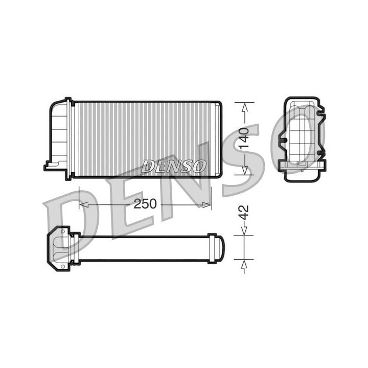 šilumokaitis, salono šildymas DENSO DRR09001