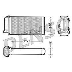 šilumokaitis, salono šildymas DENSO DRR09002