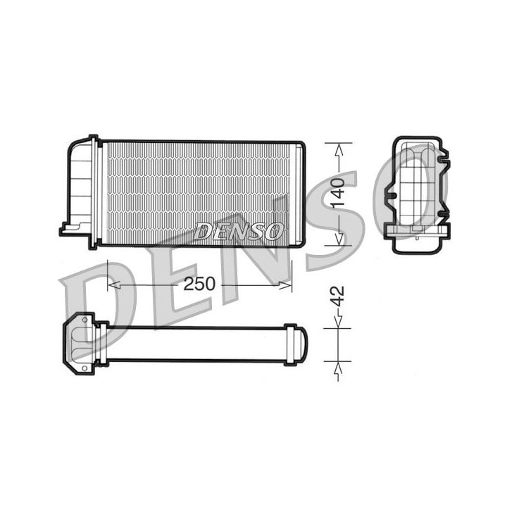 šilumokaitis, salono šildymas DENSO DRR09002