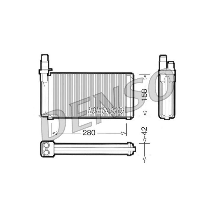 šilumokaitis, salono šildymas DENSO DRR09020