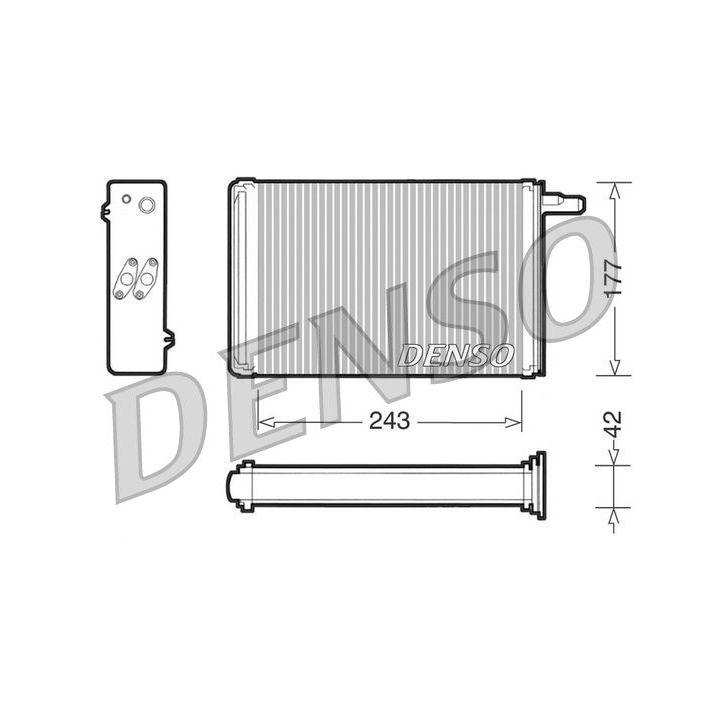 šilumokaitis, salono šildymas DENSO DRR09030
