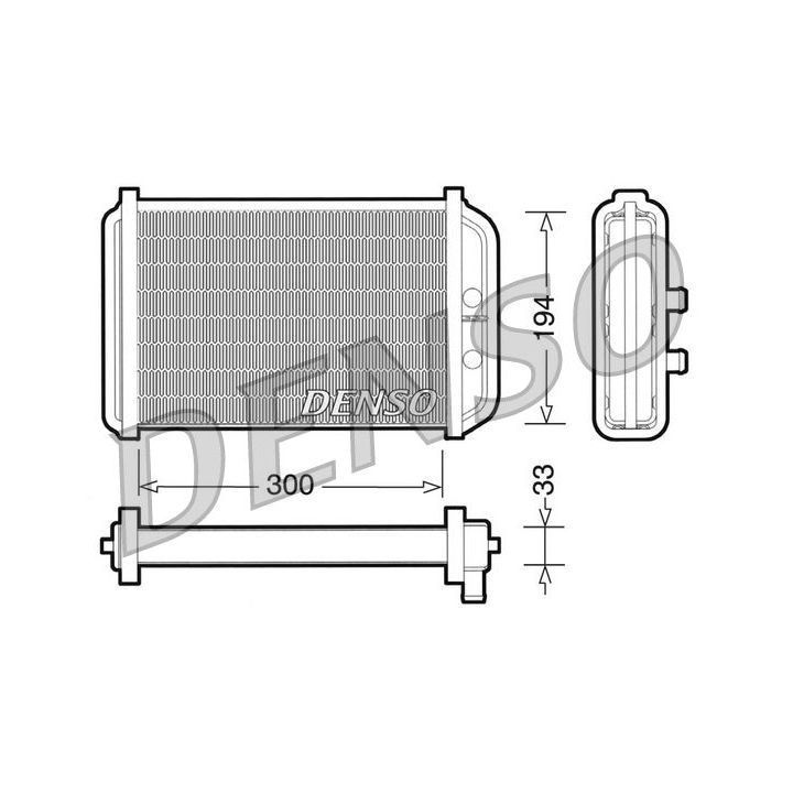 šilumokaitis, salono šildymas DENSO DRR09033