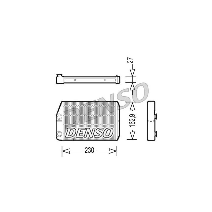 šilumokaitis, salono šildymas DENSO DRR09034