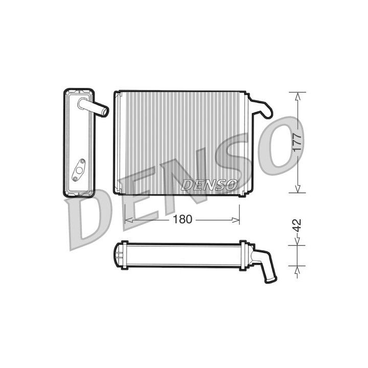šilumokaitis, salono šildymas DENSO DRR09041