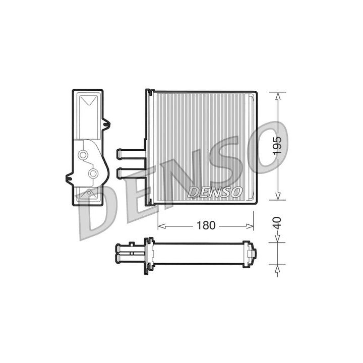šilumokaitis, salono šildymas DENSO DRR09060