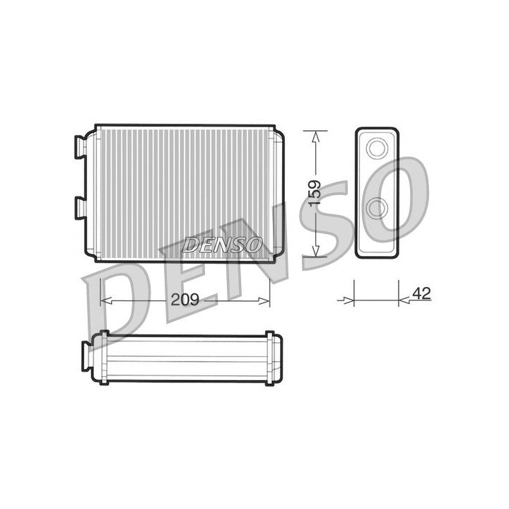 šilumokaitis, salono šildymas DENSO DRR09070