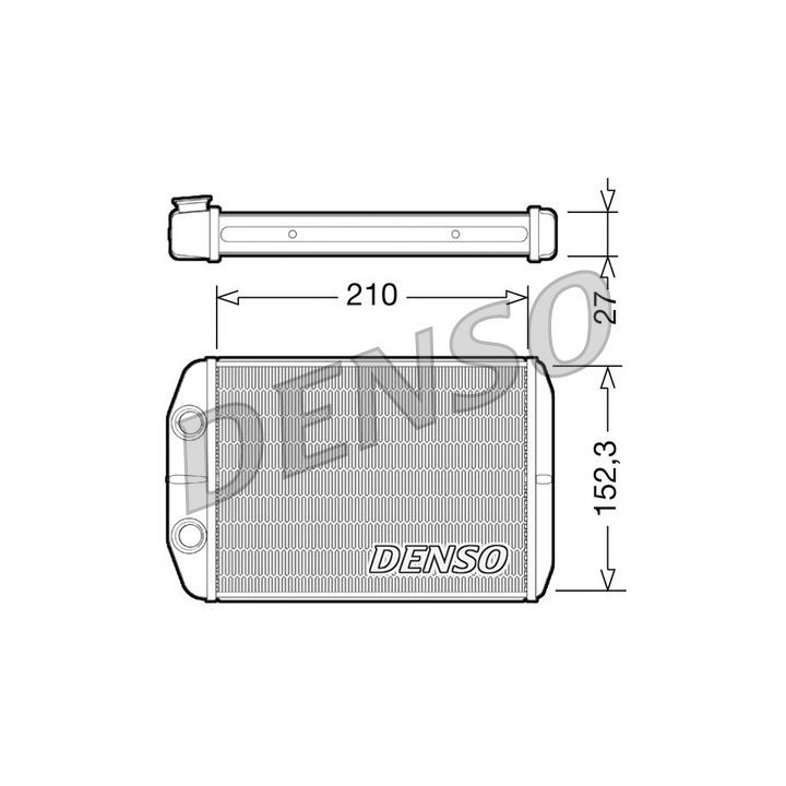 šilumokaitis, salono šildymas DENSO DRR09073
