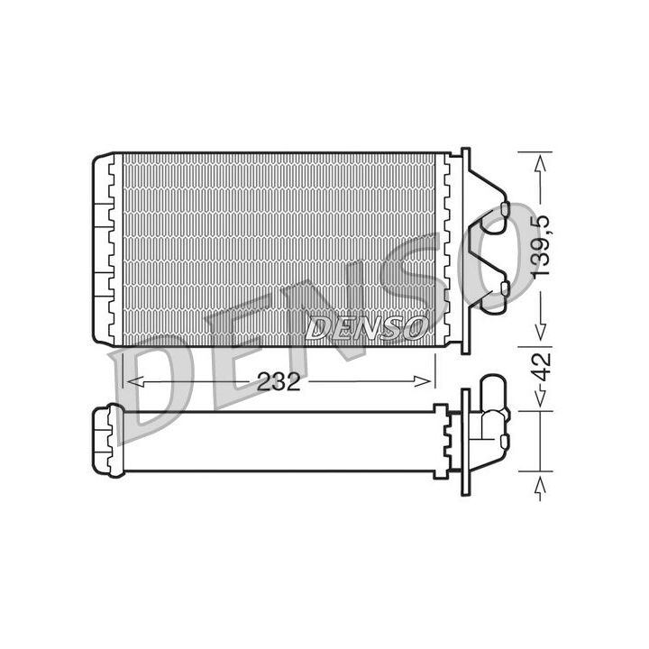šilumokaitis, salono šildymas DENSO DRR09081