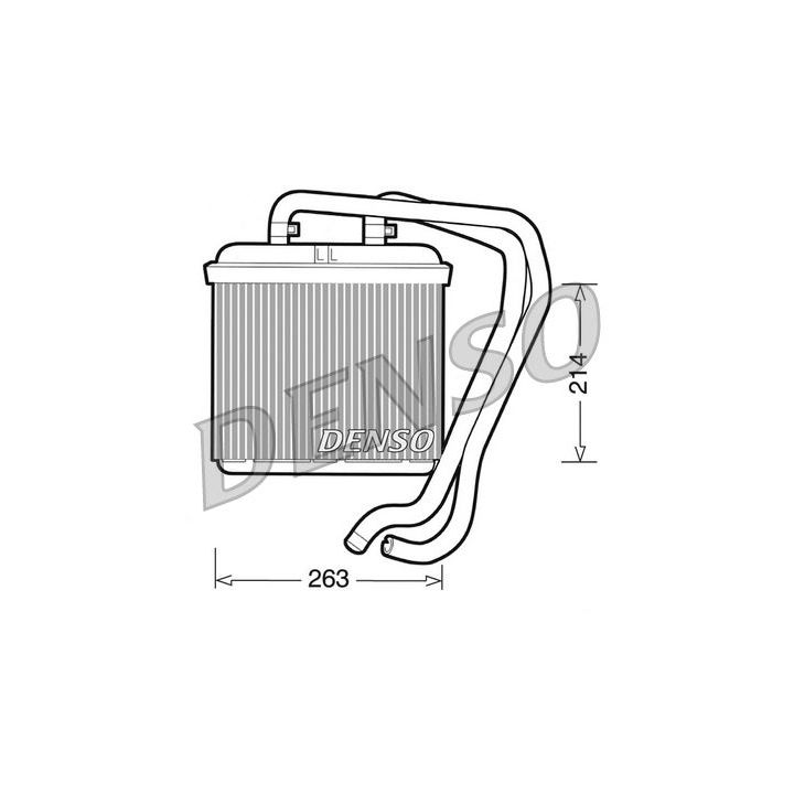 šilumokaitis, salono šildymas DENSO DRR12004