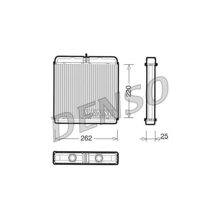 šilumokaitis, salono šildymas DENSO DRR12005