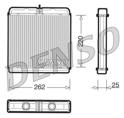 šilumokaitis, salono šildymas DENSO DRR12005