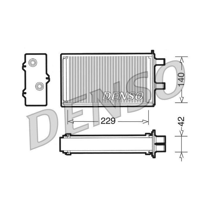 šilumokaitis, salono šildymas DENSO DRR13001