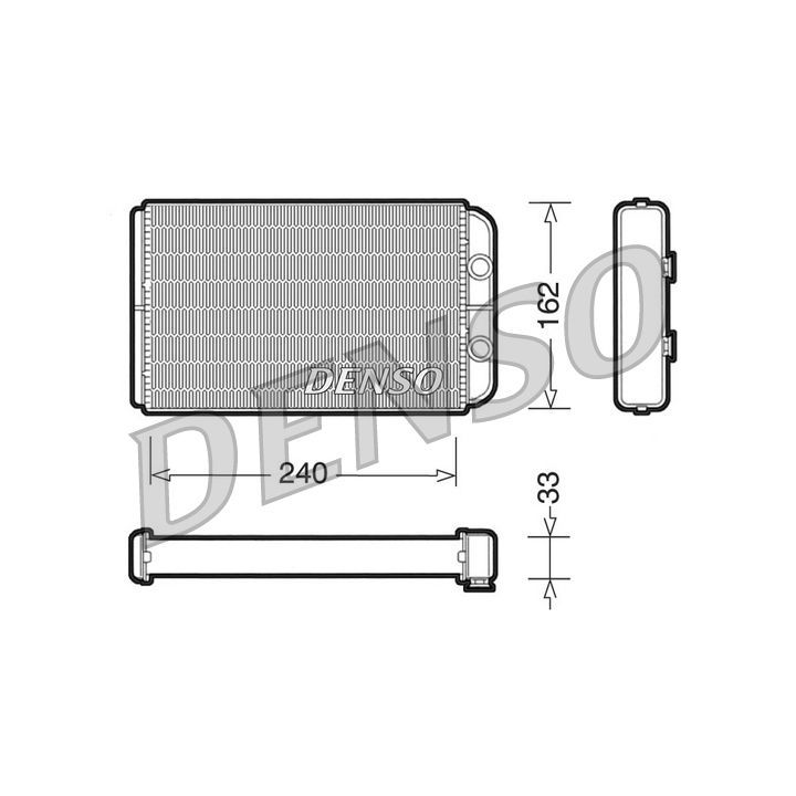 šilumokaitis, salono šildymas DENSO DRR13010