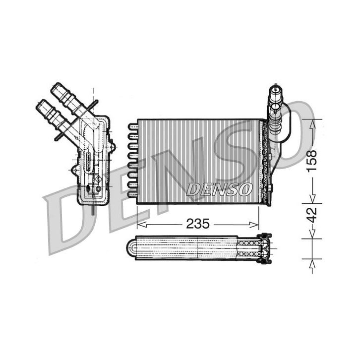 šilumokaitis, salono šildymas DENSO DRR23001
