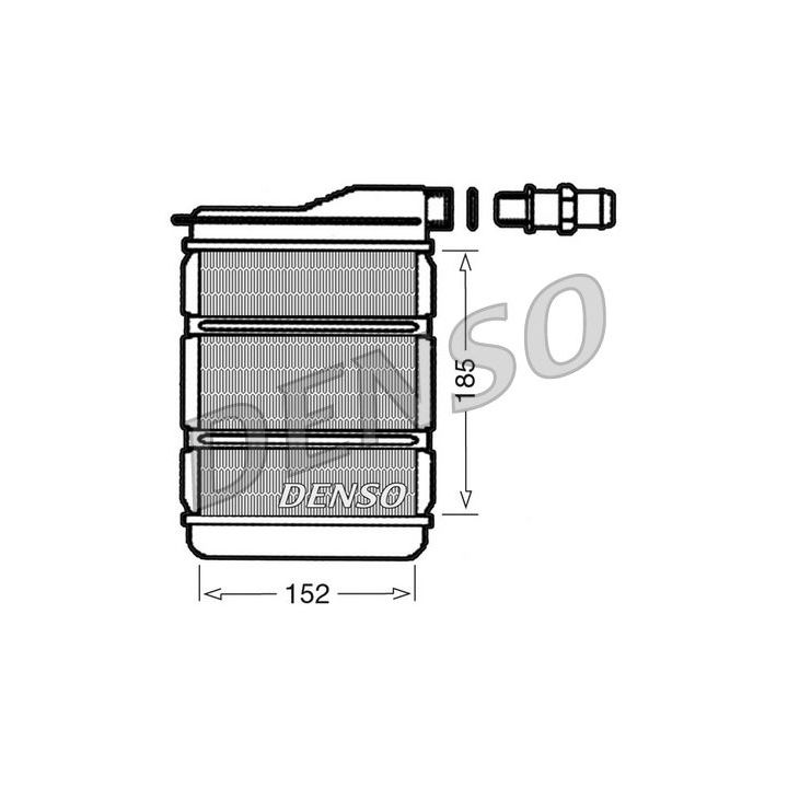 šilumokaitis, salono šildymas DENSO DRR23011