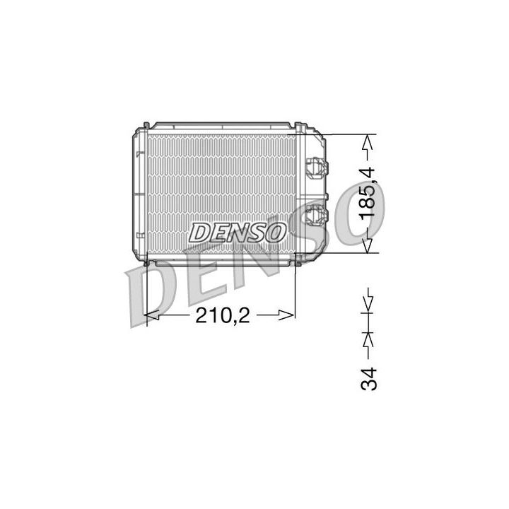 šilumokaitis, salono šildymas DENSO DRR23014