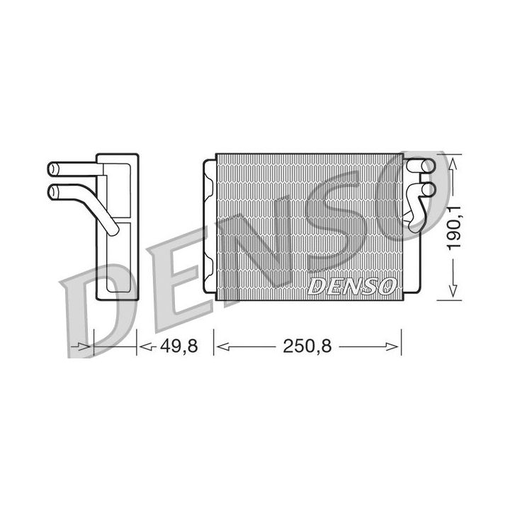 šilumokaitis, salono šildymas DENSO DRR33010