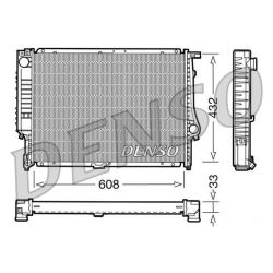 Radiatorius, variklio aušinimas DENSO DRM05052