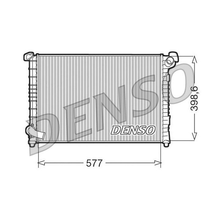 Radiatorius, variklio aušinimas DENSO DRM05101