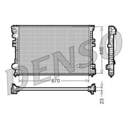 Radiatorius, variklio aušinimas DENSO DRM07055