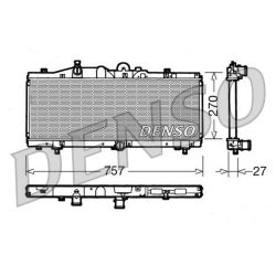 Radiatorius, variklio aušinimas DENSO DRM09010