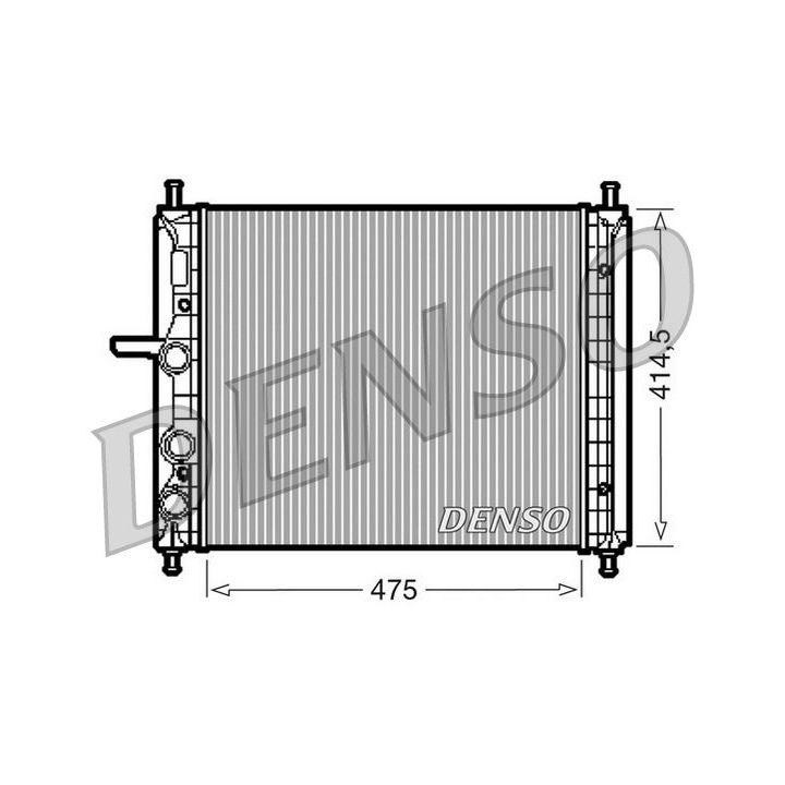 Radiatorius, variklio aušinimas DENSO DRM09034