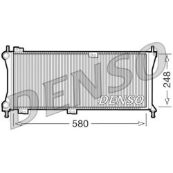 Radiatorius, variklio aušinimas DENSO DRM09083