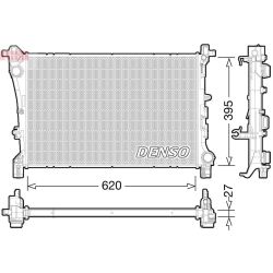Radiatorius, variklio aušinimas DENSO DRM09167