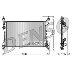 Radiatorius, variklio aušinimas DENSO DRM09170