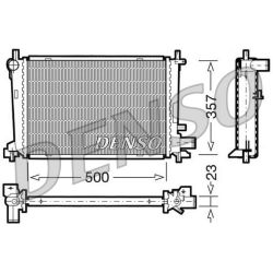 Radiatorius, variklio aušinimas DENSO DRM10038