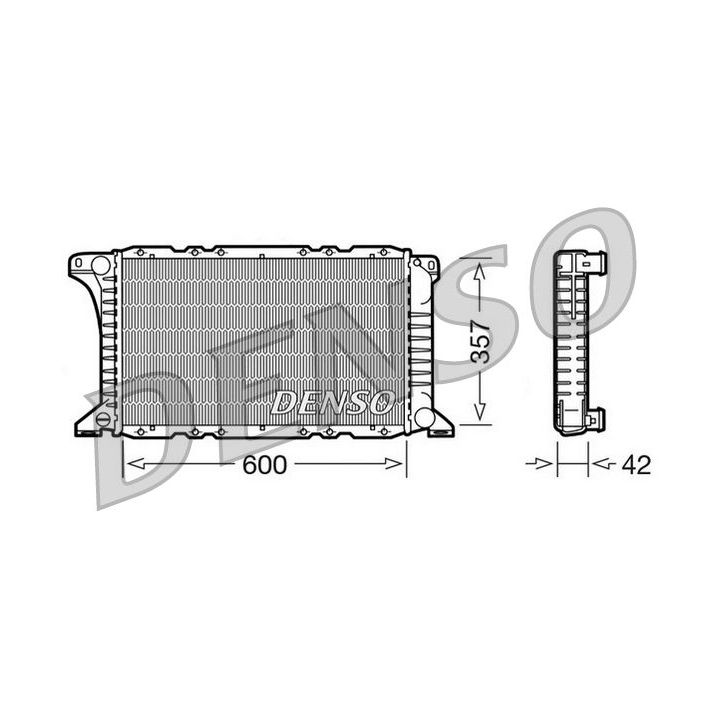 Radiatorius, variklio aušinimas DENSO DRM10090