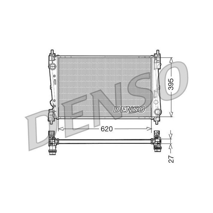 Radiatorius, variklio aušinimas DENSO DRM13015