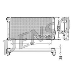 Radiatorius, variklio aušinimas DENSO DRM13020