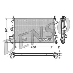 Radiatorius, variklio aušinimas DENSO DRM20088