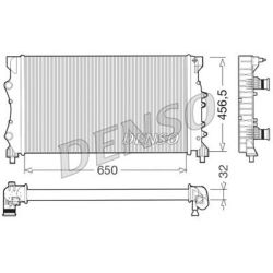 Radiatorius, variklio aušinimas DENSO DRM23025