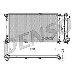 Radiatorius, variklio aušinimas DENSO DRM23098