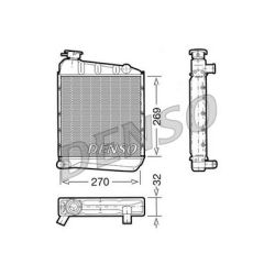 Radiatorius, variklio aušinimas DENSO DRM24031