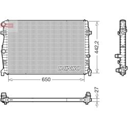 Radiatorius, variklio aušinimas DENSO DRM32058